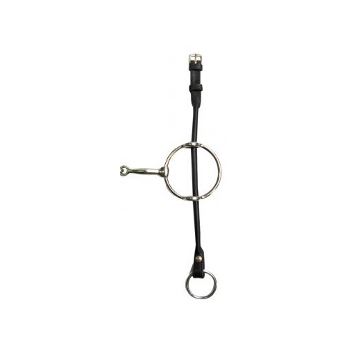 Rolled Gag Cheek Straps [COLOUR: BLACK]