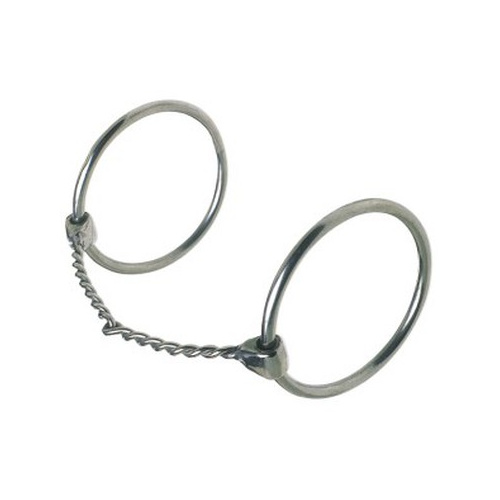Loose Ring Snaffle w/Twisted Thin SS Wire Mouth