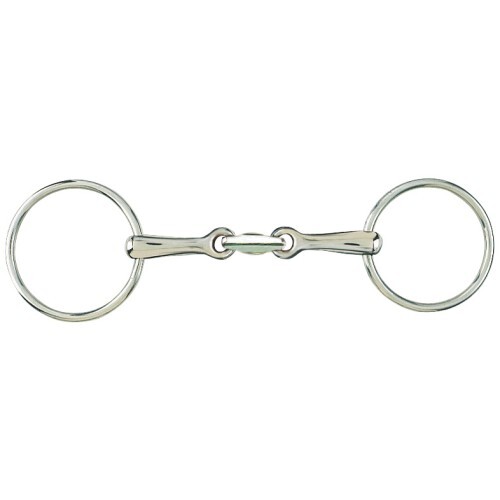 Loose ring Training Snaffle bit [Size: Cob]