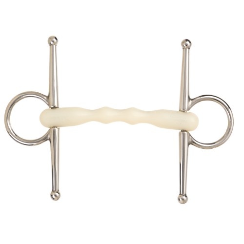 Happy Mouth Full Cheek Snaffle w/Flexible Mouth [Size: Cob]