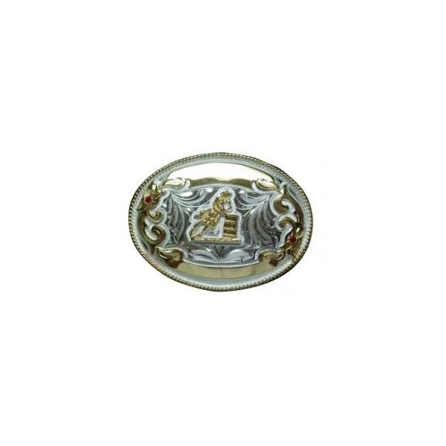 Belt Buckle - Barrel Racer 3 1/4" x 4"