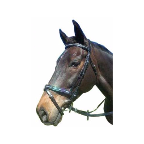 Luciana Dbl Jewelled HNB Bridle [size: PONY]