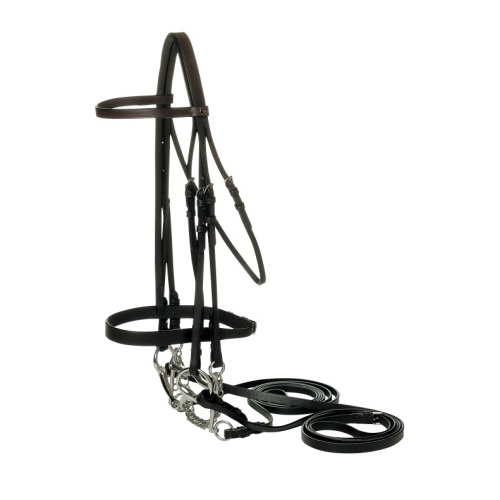Jeremy & Lord Weymouth Bridle [Size/Colour: PONY/BLACK]