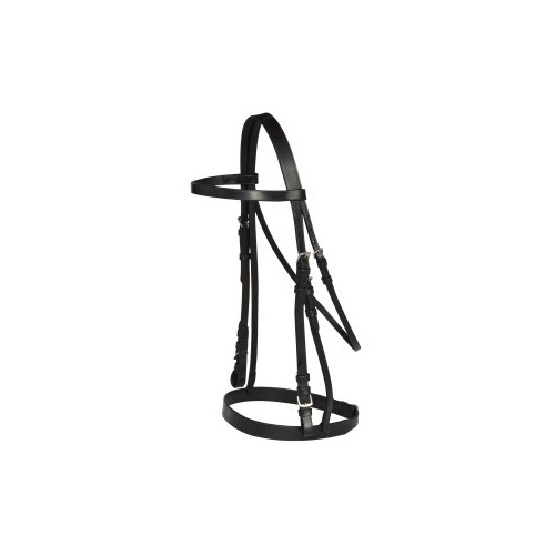 Norfolk Snaffle Bridle [Colour: Brown] [Size: Pony]
