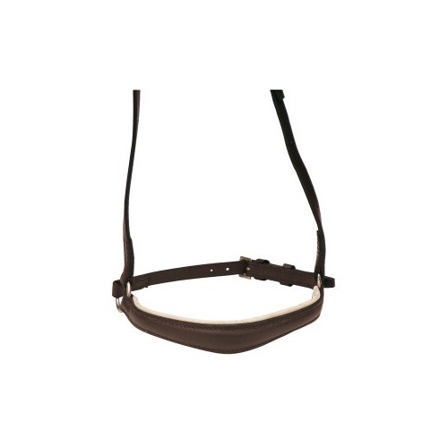 Lined Drop Nose Band [Size: Pony] [Colour: Brown]