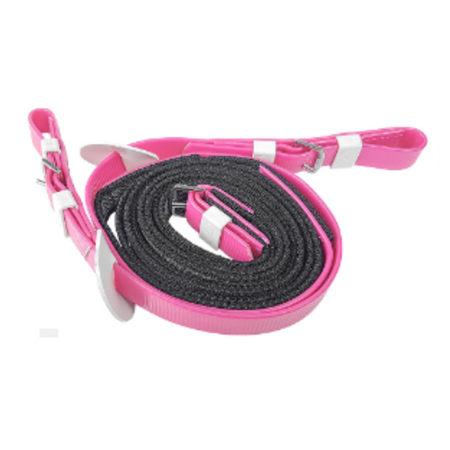 S-Grip PVC Reins [Colour: Pink]