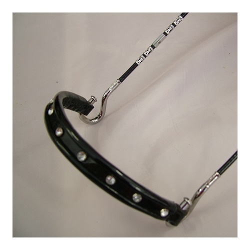 Mini Show Halter with Clear rhinestones nose