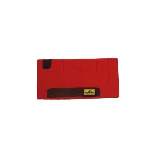 Horsemaster Felt Lined Canvas Saddle Pad - Red