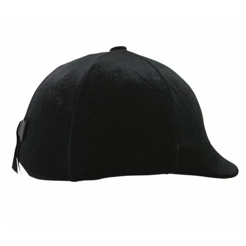 Black Velvet Helmet Cover