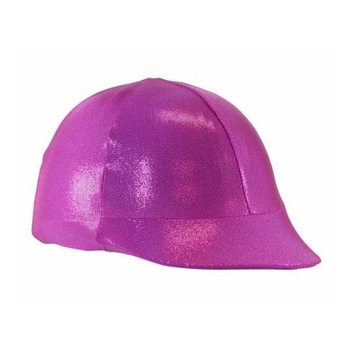 Hot Pink Metallic Helmet Cover