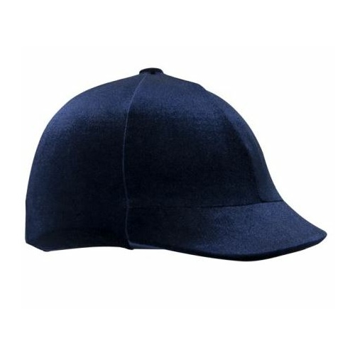 Navy Blue Velvet Helmet Cover