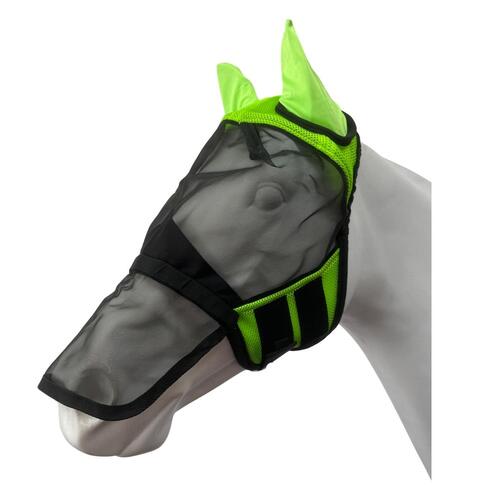 Buzzoff Fly Mask [Colour: Lime] [Size: Pony]