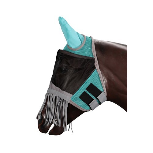 Fly Mask, Ears and nose Fringe [Size: Pony]
