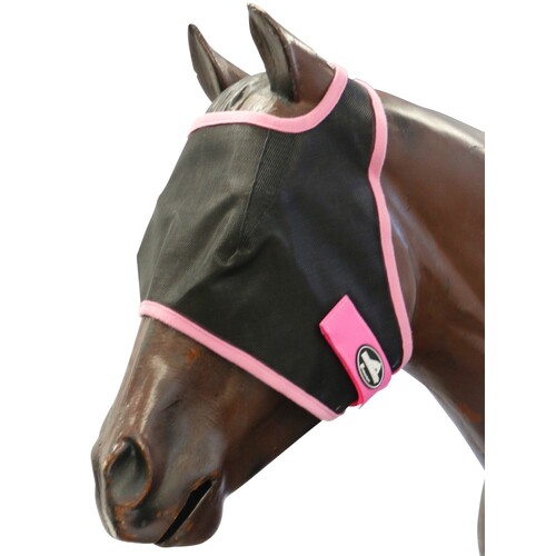Fly Mask - Black Mesh [Colour: Pink] [Size: Pony]