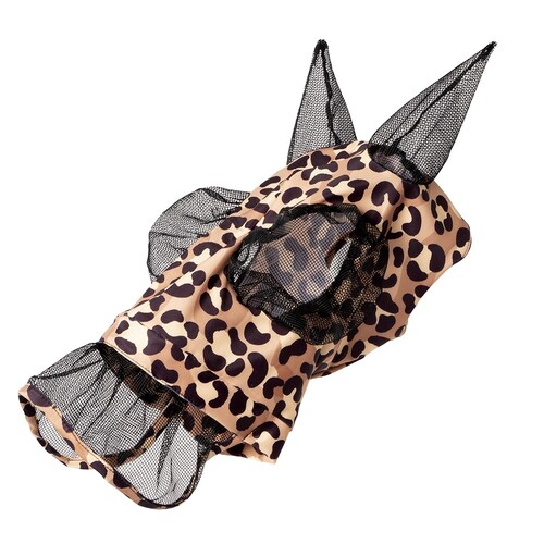 Mini Lycra Fly Mask with Skirt [Product Options FLY2656: Mini  - Leopard]