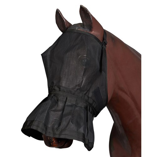Horse Fly Mask with Nose Skirt [Size: Cob]