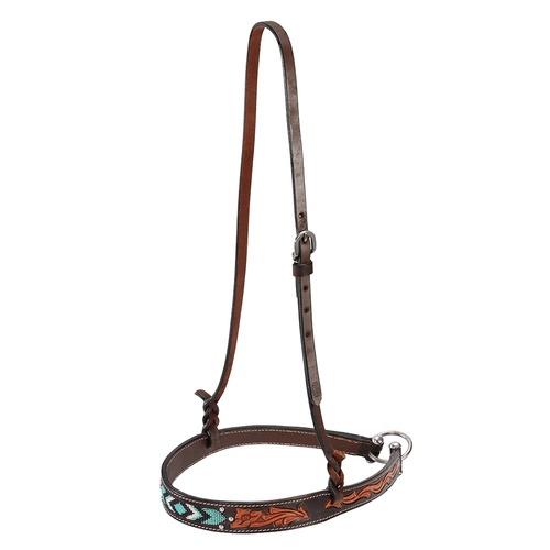 Fort Worth Turquoise Beaded Noseband