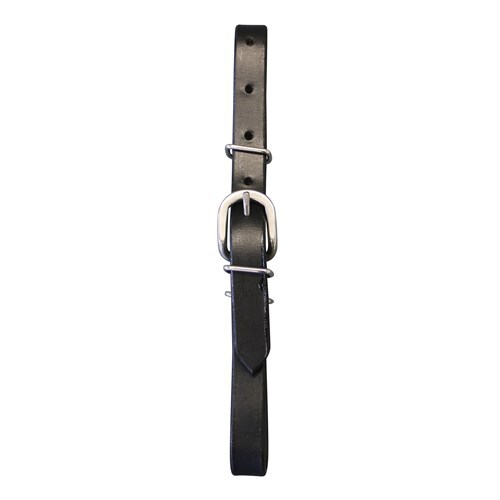 Western Straight Curb Strap [Black] [ 1/2"]
