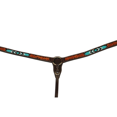 Fort Worth Turquoise Beaded Breastcollar