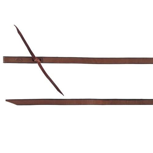 Fort Worth 5/8" Split Reins w/Water Loops - 7' [Colour: Chestnut]