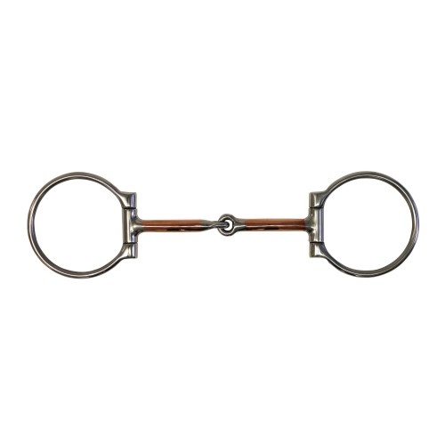 Fort Worth Copper Mouth Eggbutt Snaffle