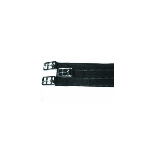 3 Buckle Anti-Gall girth [Colour: Black] [Size: 100cm]