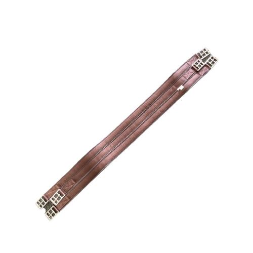 3 Buckle Anti-Gall girth [Colour: Brown] [Size: 115cm]