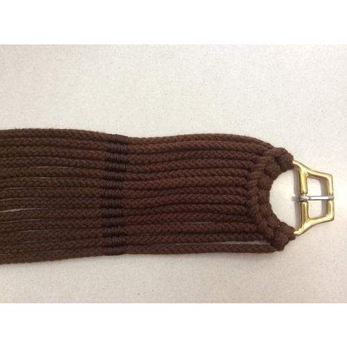 GIRTH - CORD STOCK [Size: 70cm Brown]