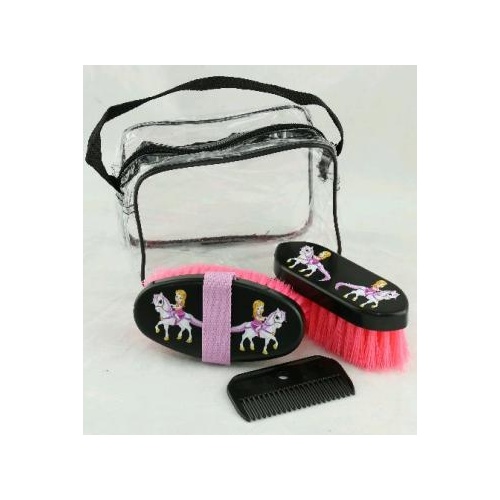 Brush Kit Golden Girl & Pony 4pc set