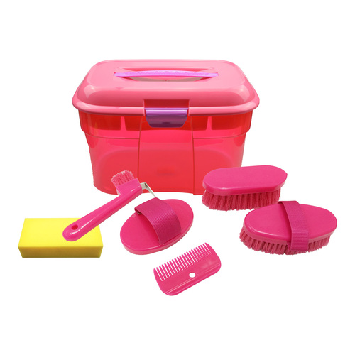 Colourful Grooming Box 7Piece [Colour: Rose]