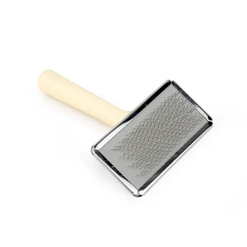 Pet Soft Slicker Brush with Premium Wooden Handle – Professional Dog & Cat Grooming Tool