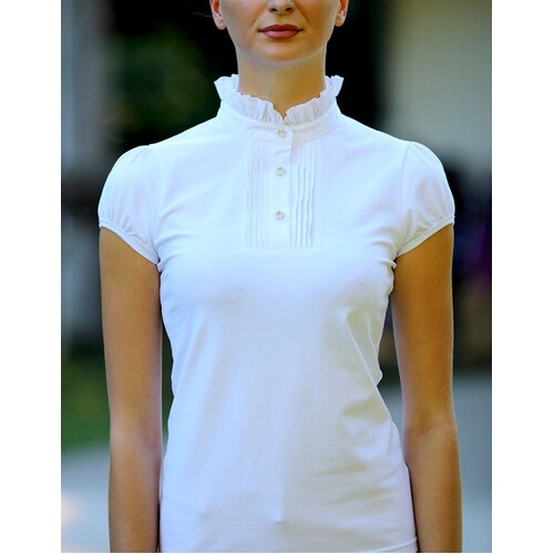 Giddyup Cara Show Shirt White [SIZE: XXS]