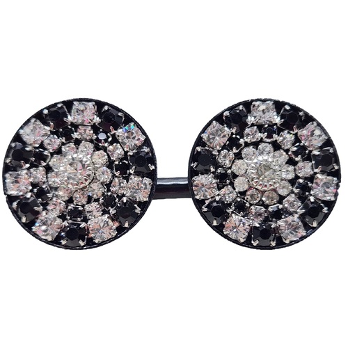 Halter Concho Tiffany Blk/Clear
