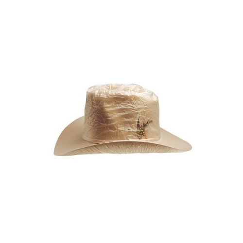 Western Hat Cover - Clear Vinyl [Size: Medium]