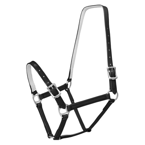 PVC Headstall 3/4" buckles [Size: Pony] [Colour: Black]