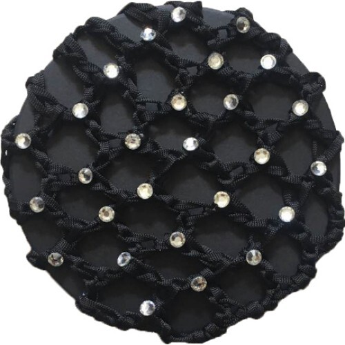 Hair Net with Diamonte Crystals