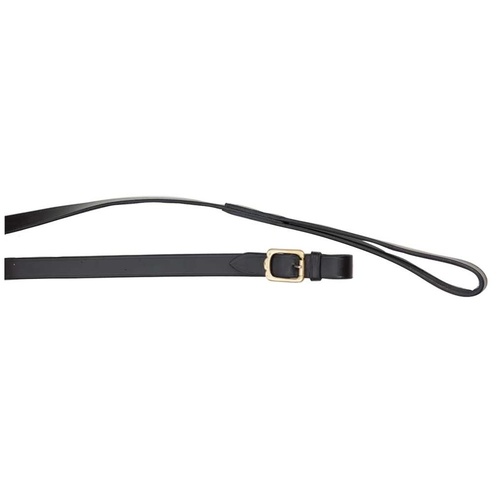 Leather Lead with Buckle end [COLOUR: BLACK]
