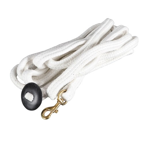 Cotton Lunge Lead with stopper