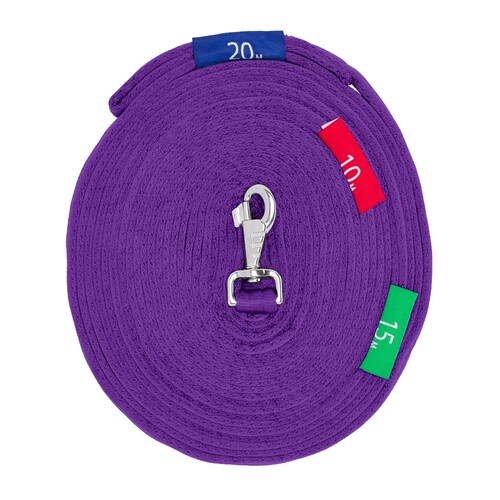 Lunge Lead with Circle Markers [Colour: Purple]