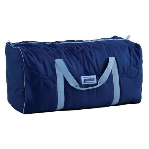 Roma Holdall Bag - Navy/sky blue
