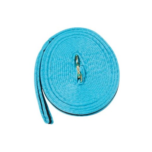 Padded Lunge Rein 8m [COLOUR: LIGHT BLUE/NAVY]
