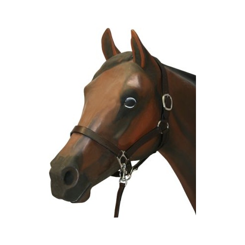 Mini Western leather halter