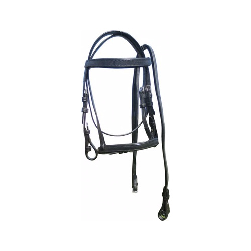 Mini Snaffle Bridle Flat [COLOUR: BLACK]