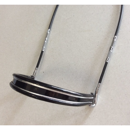 Shepherd Black/Silver Mini Show Halter  [Ring: Open] [Size: Weanling Mini]
