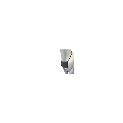 Leather Number Holder Breastplate [Colour: Black]
