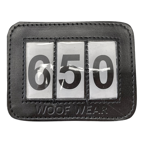 Wolf Wear Bridle Number Holder Black