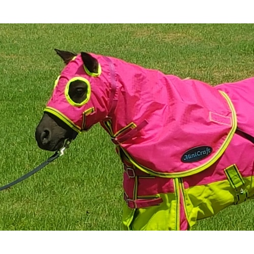 MiniCraft Mini Sunbreaker Hood HPL [Rug Size: XLarge Mini] [Colour: Hot Pink/Lime/Purple]