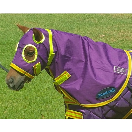 MiniCraft Mini Sunbreaker Hood PLO [Colour: Purple/Lime/Orange] [Rug Size: Medium Mini]