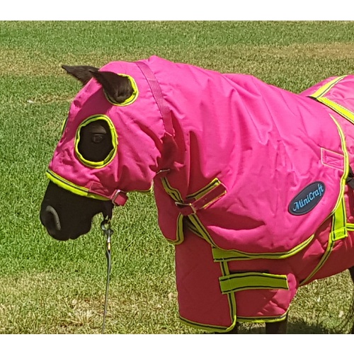 MiniCaft Mini Frostbreaker Hood HPL [Rug Size: XLarge Mini] [Colour: Hot Pink/Lime/Purple]