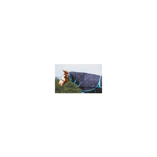 MiniCraft Dooner Neck Rug [SIZE/COLOUR: Small Pony - Navy/Light Blue]